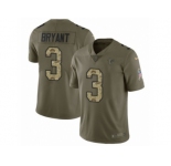 Youth Nike Atlanta Falcons #3 Matt Bryant Limited Olive Camo 2017 Salute to Service NFL Jersey