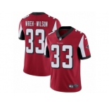 Youth Nike Atlanta Falcons #33 Blidi Wreh-Wilson Red Team Color Vapor Untouchable Limited Player NFL Jersey