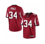 Youth Nike Atlanta Falcons #34 Brian Poole Limited Red Team Color NFL Jersey