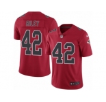Youth Nike Atlanta Falcons #42 Duke Riley Limited Red Rush NFL Jersey