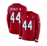 Youth Nike Atlanta Falcons #44 Vic Beasley Limited Red Therma Long Sleeve NFL Jersey