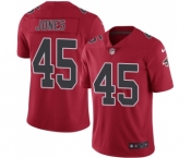 Youth Nike Atlanta Falcons #45 Deion Jones Limited Red Rush Vapor Untouchable NFL Jersey