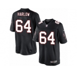 Youth Nike Atlanta Falcons #64 Sean Harlow Limited Black Alternate NFL Jersey