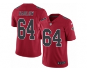 Youth Nike Atlanta Falcons #64 Sean Harlow Limited Red Rush NFL Jersey
