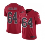 Youth Nike Atlanta Falcons #64 Sean Harlow Limited Red Rush Vapor Untouchable NFL Jersey