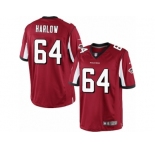 Youth Nike Atlanta Falcons #64 Sean Harlow Limited Red Team Color NFL Jersey