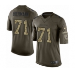 Youth Nike Atlanta Falcons #71 Kroy Biermann Limited Green Salute to Service NFL Jersey
