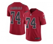 Youth Nike Atlanta Falcons #74 Ty Sambrailo Limited Red Rush Vapor Untouchable NFL Jersey
