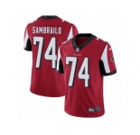 Youth Nike Atlanta Falcons #74 Ty Sambrailo Red Team Color Vapor Untouchable Limited Player NFL Jersey