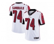 Youth Nike Atlanta Falcons #74 Ty Sambrailo White Vapor Untouchable Limited Player NFL Jersey