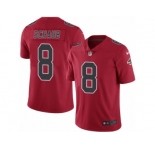 Youth Nike Atlanta Falcons #8 Matt Schaub Limited Red Rush NFL Jersey