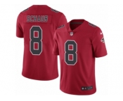 Youth Nike Atlanta Falcons #8 Matt Schaub Limited Red Rush NFL Jersey