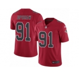 Youth Nike Atlanta Falcons #91 Courtney Upshaw Limited Red Rush NFL Jersey