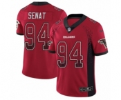 Youth Nike Atlanta Falcons #94 Deadrin Senat Limited Red Rush Drift Fashion NFL Jersey
