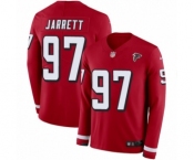 Youth Nike Atlanta Falcons #97 Grady Jarrett Limited Red Therma Long Sleeve NFL Jersey