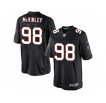 Youth Nike Atlanta Falcons #98 Takkarist McKinley Limited Black Alternate NFL Jersey