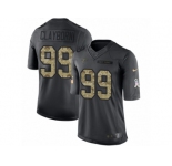Youth Nike Atlanta Falcons #99 Adrian Clayborn Limited Black 2016 Salute to Service NFL Jersey