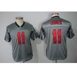 nike youth nfl jerseys atlanta falcons #11 jones grey[Elite shadow]