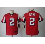 nike youth nfl jerseys atlanta falcons #2 matt ryan red[nike limited]