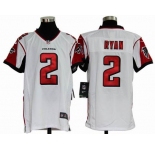 nike youth nfl jerseys atlanta falcons #2 matt ryan white[nike]