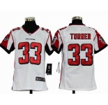 nike youth nfl jerseys atlanta falcons #33 michael turner white[nike]