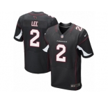 Men Nike Arizona Cardinals #2 Andy Lee Elite Black Alternate NFL Jersey