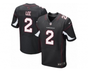 Men Nike Arizona Cardinals #2 Andy Lee Elite Black Alternate NFL Jersey