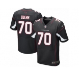 Men Nike Arizona Cardinals #70 Evan Boehm Elite Black Alternate NFL Jersey