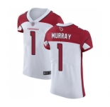 Men's Arizona Cardinals #1 Kyler Murray White Vapor Untouchable Elite Player Football Jersey