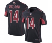 Men's Nike Arizona Cardinals #14 J.J. Nelson Elite Black Rush Vapor Untouchable NFL Jersey