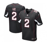 Men's Nike Arizona Cardinals #2 Andy Lee Elite Black Alternate NFL Jersey