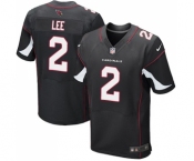 Men's Nike Arizona Cardinals #2 Andy Lee Elite Black Alternate NFL Jersey