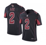 Men's Nike Arizona Cardinals #2 Andy Lee Elite Black Rush Vapor Untouchable NFL Jersey