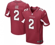 Men's Nike Arizona Cardinals #2 Andy Lee Elite Red Team Color NFL Jersey