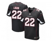 Men's Nike Arizona Cardinals #22 T. J. Logan Elite Black Alternate NFL Jersey