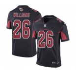Men's Nike Arizona Cardinals #26 Brandon Williams Elite Black Rush Vapor Untouchable NFL Jersey