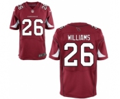 Men's Nike Arizona Cardinals #26 Brandon Williams Elite Red Team Color NFL Jersey
