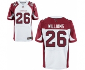 Men's Nike Arizona Cardinals #26 Brandon Williams Elite White NFL Jersey