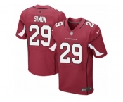 Men's Nike Arizona Cardinals #29 Tharold Simon Elite Red Team Color NFL Jersey