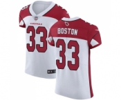 Men's Nike Arizona Cardinals #33 Tre Boston White Vapor Untouchable Elite Player NFL Jersey