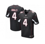 Men's Nike Arizona Cardinals #4 Ryan Quigley Elite Black Alternate NFL Jersey