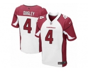 Men's Nike Arizona Cardinals #4 Ryan Quigley Elite White NFL Jersey