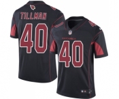 Men's Nike Arizona Cardinals #40 Pat Tillman Elite Black Rush Vapor Untouchable NFL Jersey