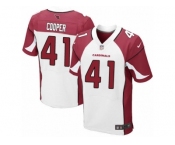 Men's Nike Arizona Cardinals #41 Marcus Cooper Elite White NFL Jersey