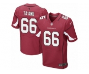 Men's Nike Arizona Cardinals #66 Alameda Ta'amu Elite Red Team Color NFL Jersey