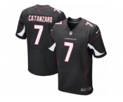 Men's Nike Arizona Cardinals #7 Chandler Catanzaro Elite Black Alternate NFL Jersey