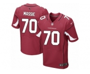 Men's Nike Arizona Cardinals #70 Bobby Massie Elite Red Team Color NFL Jersey