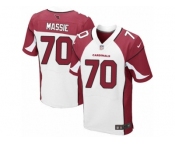 Men's Nike Arizona Cardinals #70 Bobby Massie Elite White NFL Jersey