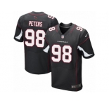 Men's Nike Arizona Cardinals #98 Corey Peters Elite Black Alternate NFL Jersey