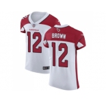 Nike Arizona Cardinals #12 John Brown White Men Stitched NFL Vapor Untouchable Elite Jersey